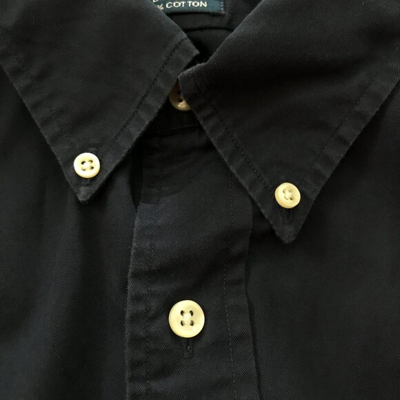 Ralph Lauren Blake Shirt Men XXL Blue Button Down Long Sleeve Preppy Workshirt - Picture 11 of 12